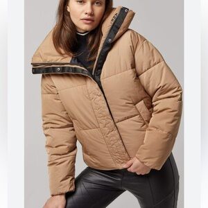 Alp N rock ANR+ Peak puffer jacket tan beige size medium